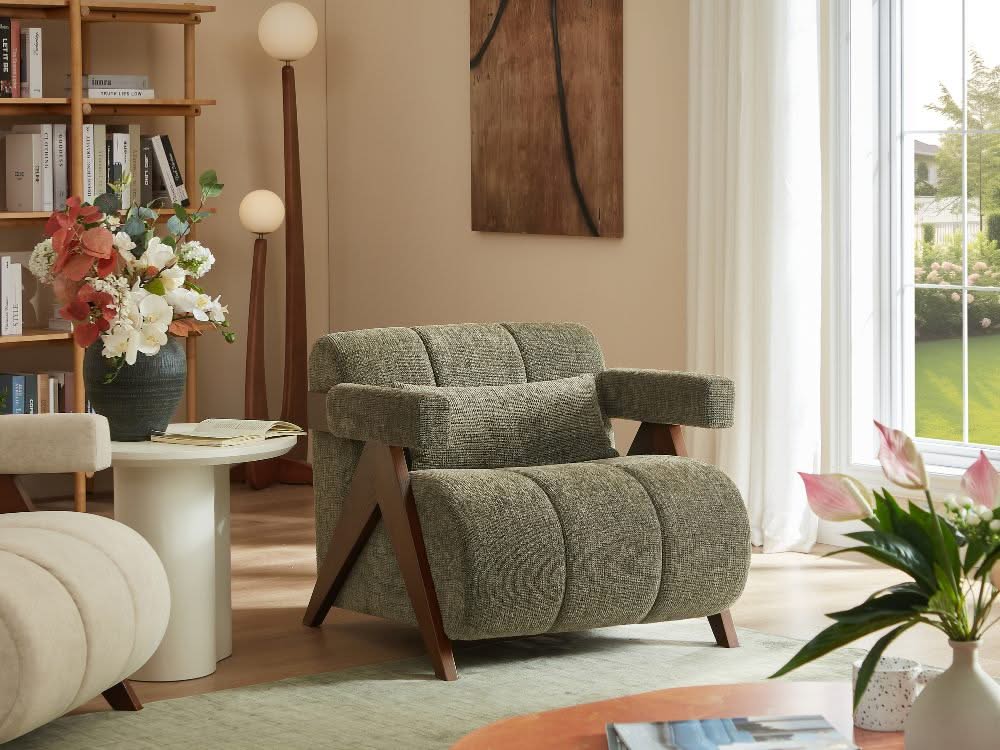 Frank Armchair Green Bundle of 2